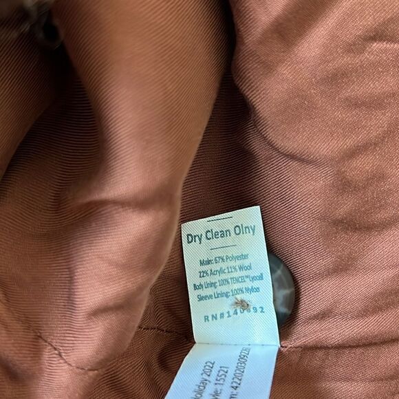 NWT MARINE LAYER Stephanie Cocoon Coat in Cheetah Size M - Picture 7 of 12